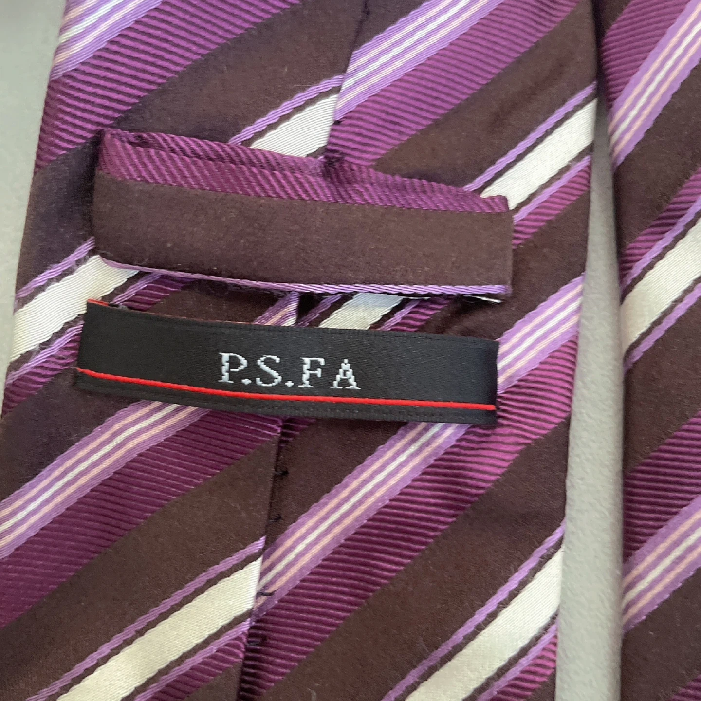 P.S.FA ネクタイ2本セット ストライプ パーフェクトスーツファクトリーの写真9枚目