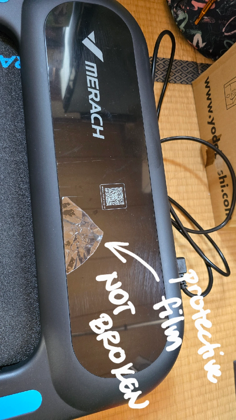 【ほぼ新品】MERACH ウォーキングマシン (マット・箱付き) メラク MR-T13の写真6枚目