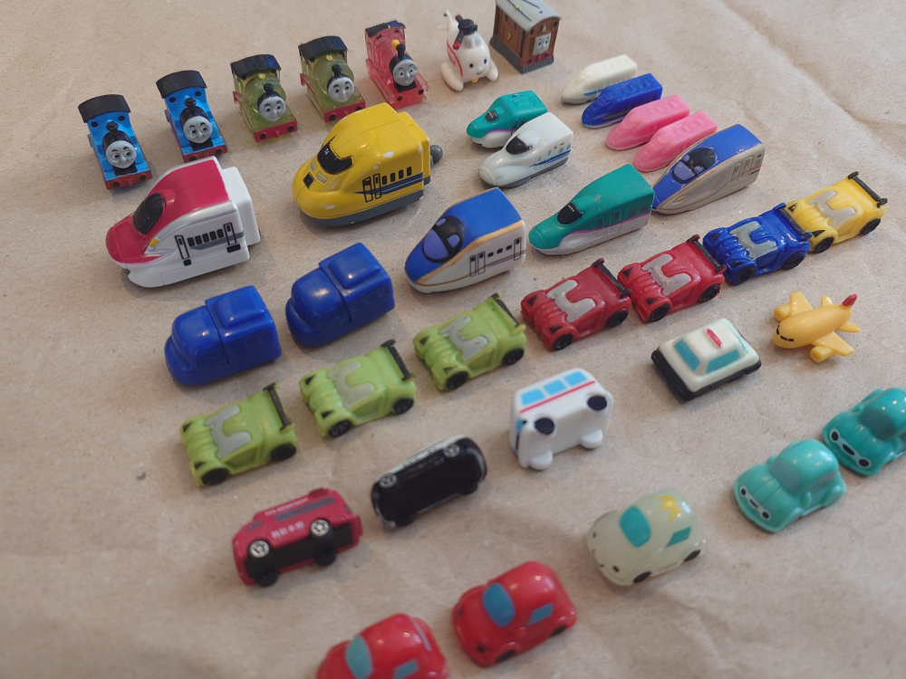 トーマス他乗り物系バスボール人形　まとめ売りの写真2枚目