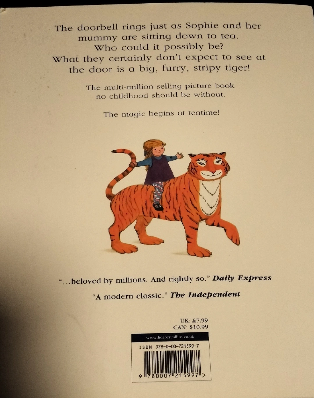 絵本 The Tiger Who Came to Teaの写真5枚目