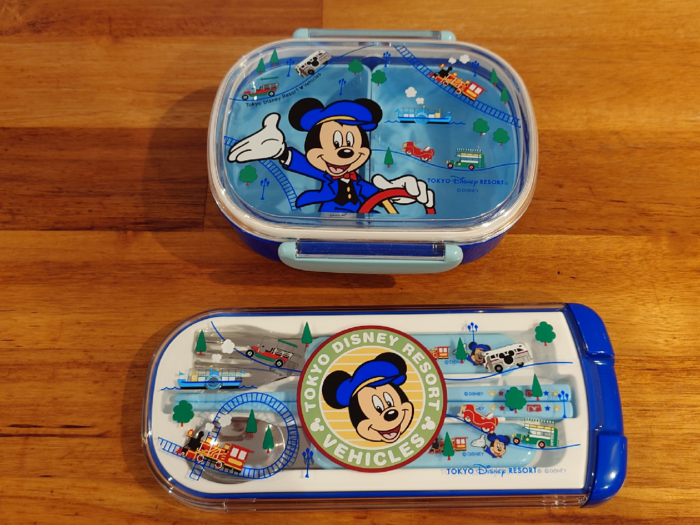 ディズニーリゾート 弁当箱&カラトリーセット