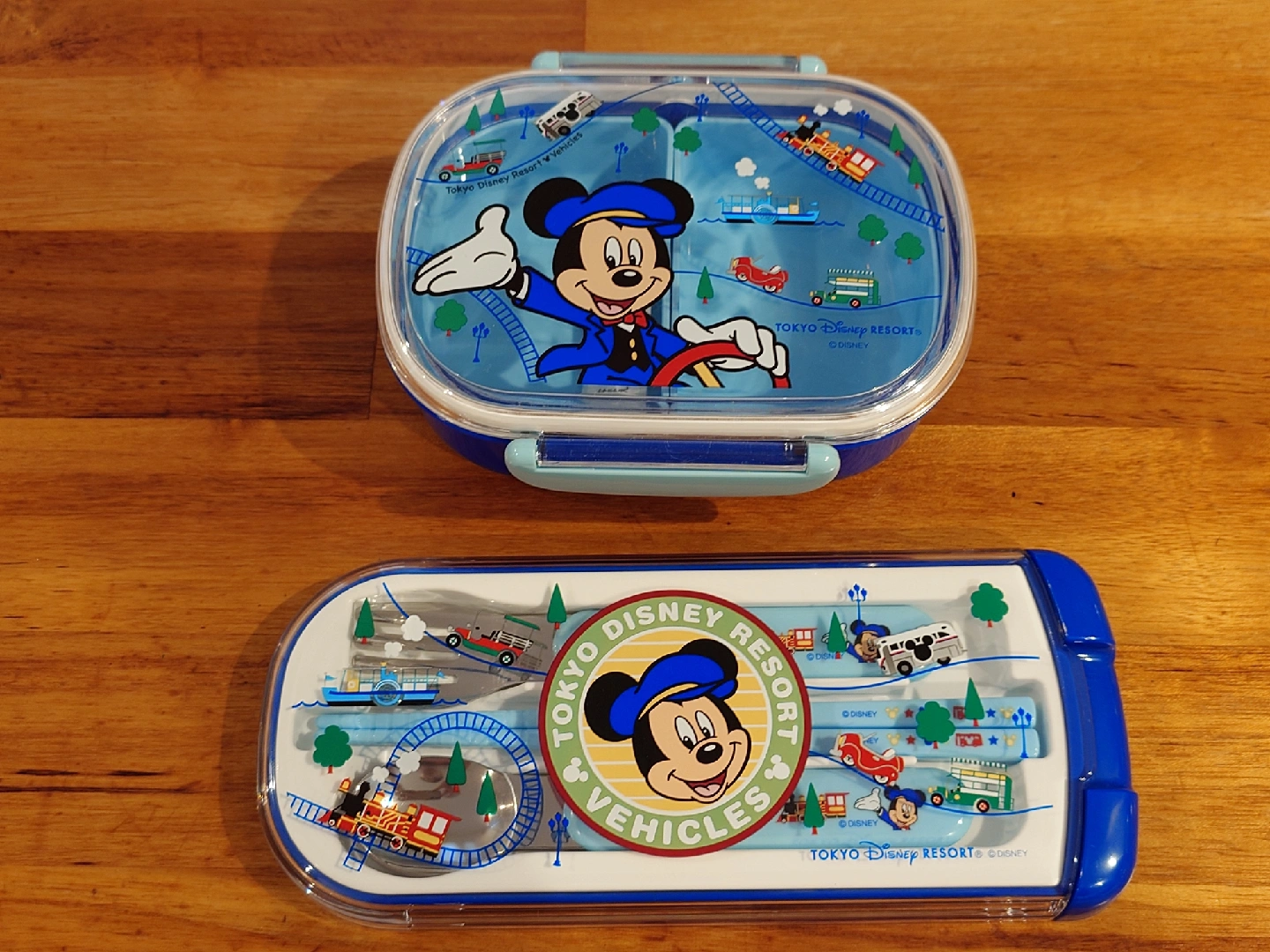 ディズニーリゾート 弁当箱&カラトリーセット