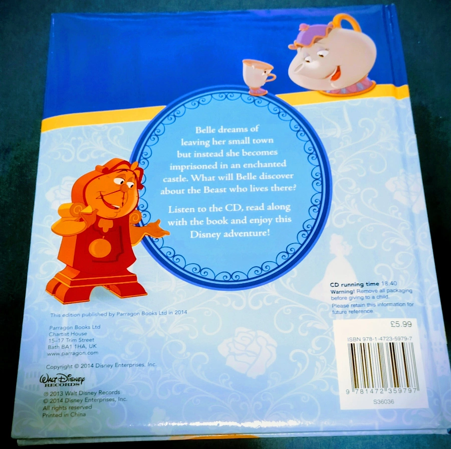 ディズニー 美女と野獣 Book and CDの写真6枚目