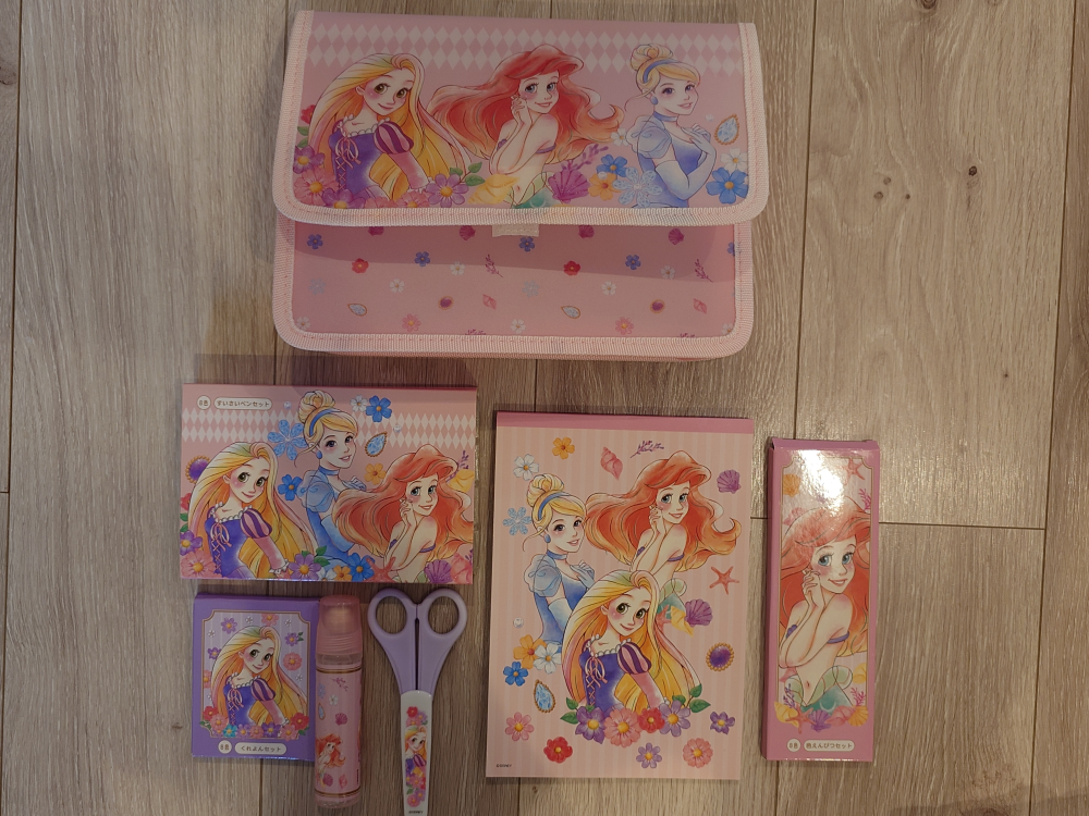 ディズニープリンセス 文具セット