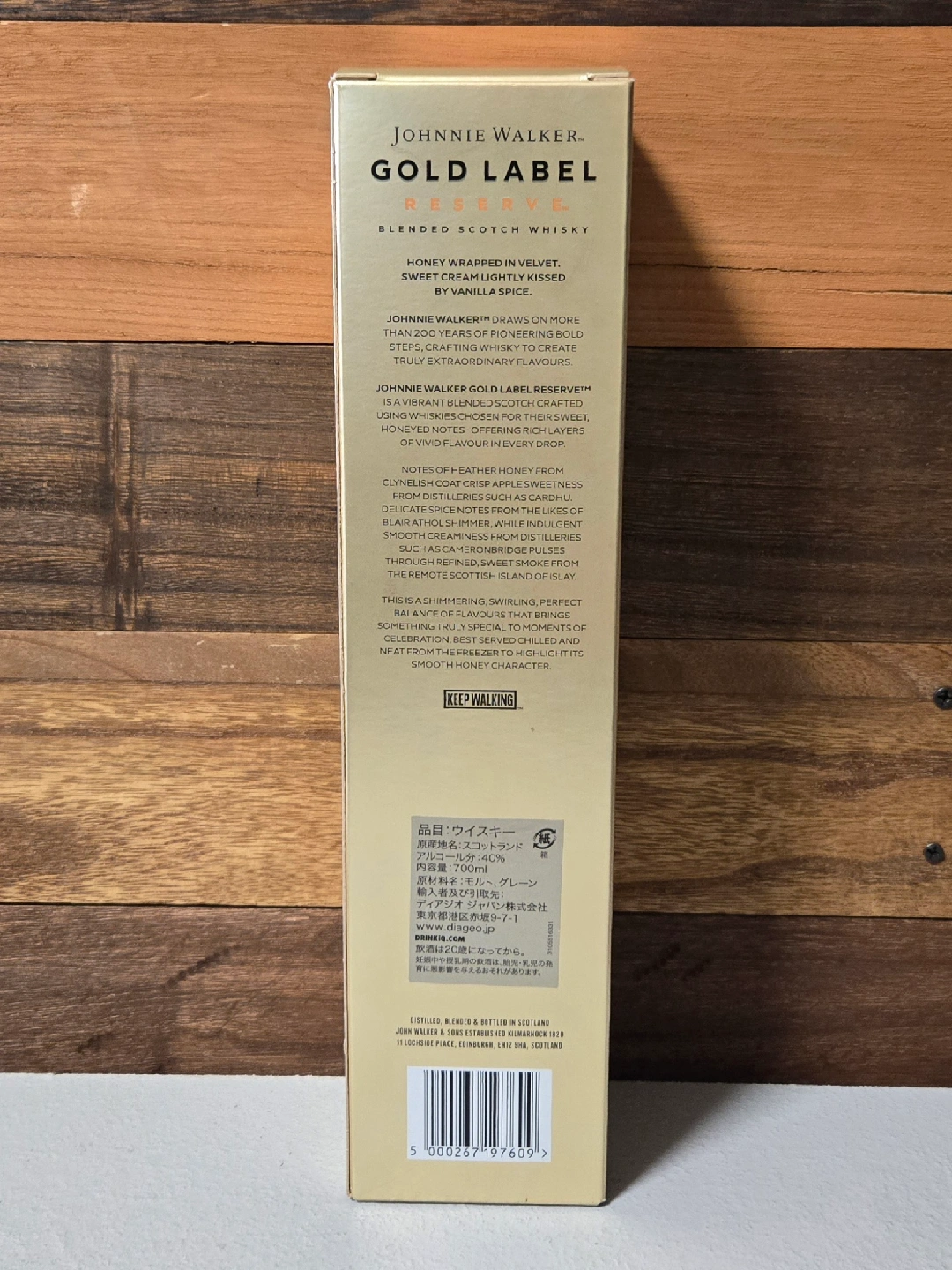 JOHNNY WALKKER GOLD LABEL RESERVEの写真4枚目