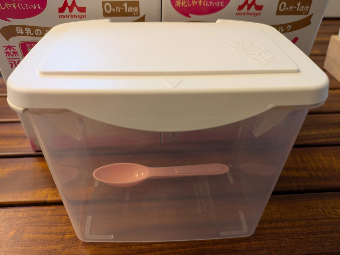 【未開封 粉ミルク】森永E赤ちゃん エコらくパック 800g×3箱 専用ケース付の写真3枚目