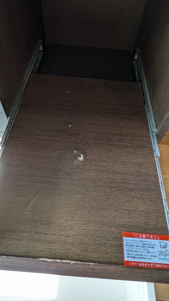 値下げ!キッチンカウンター 収納棚 ブラウンの写真4枚目