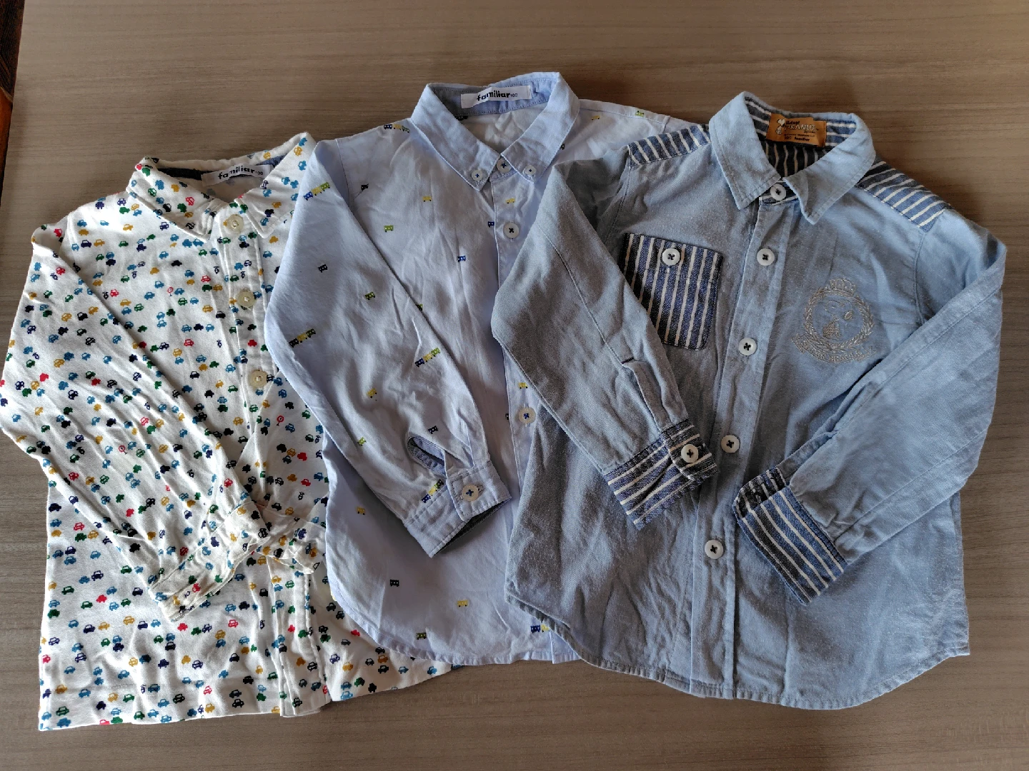 ファミリア シャツ 100サイズ  3枚セット
