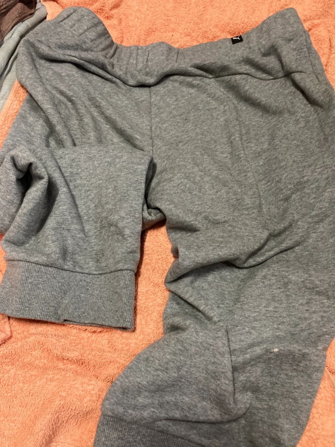 プーマ スウェットパンツ 七分丈グレー XLサイズの写真3枚目