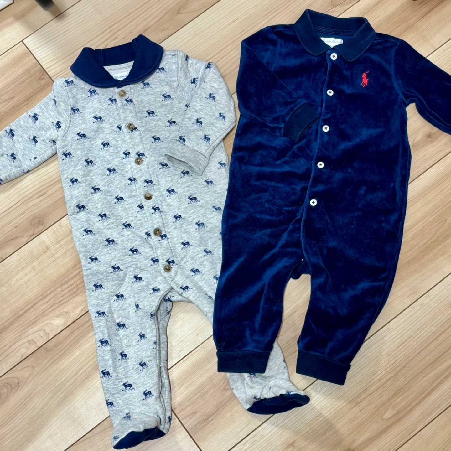 ラルフローレン ロンパース 9M 2枚セット