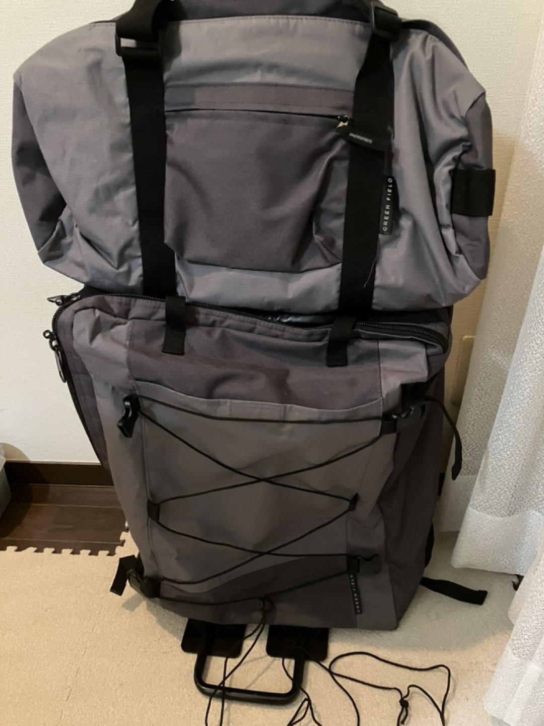 GREEN FIELD 軽量キャリーバッグと付いのバッグのセット