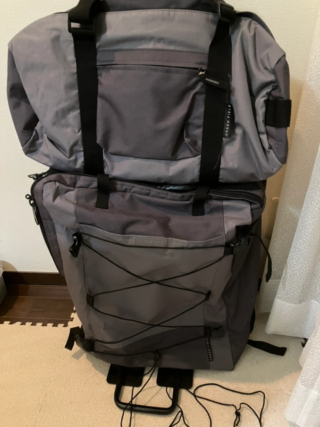 GREEN FIELD 軽量キャリーバッグと付いのバッグのセット