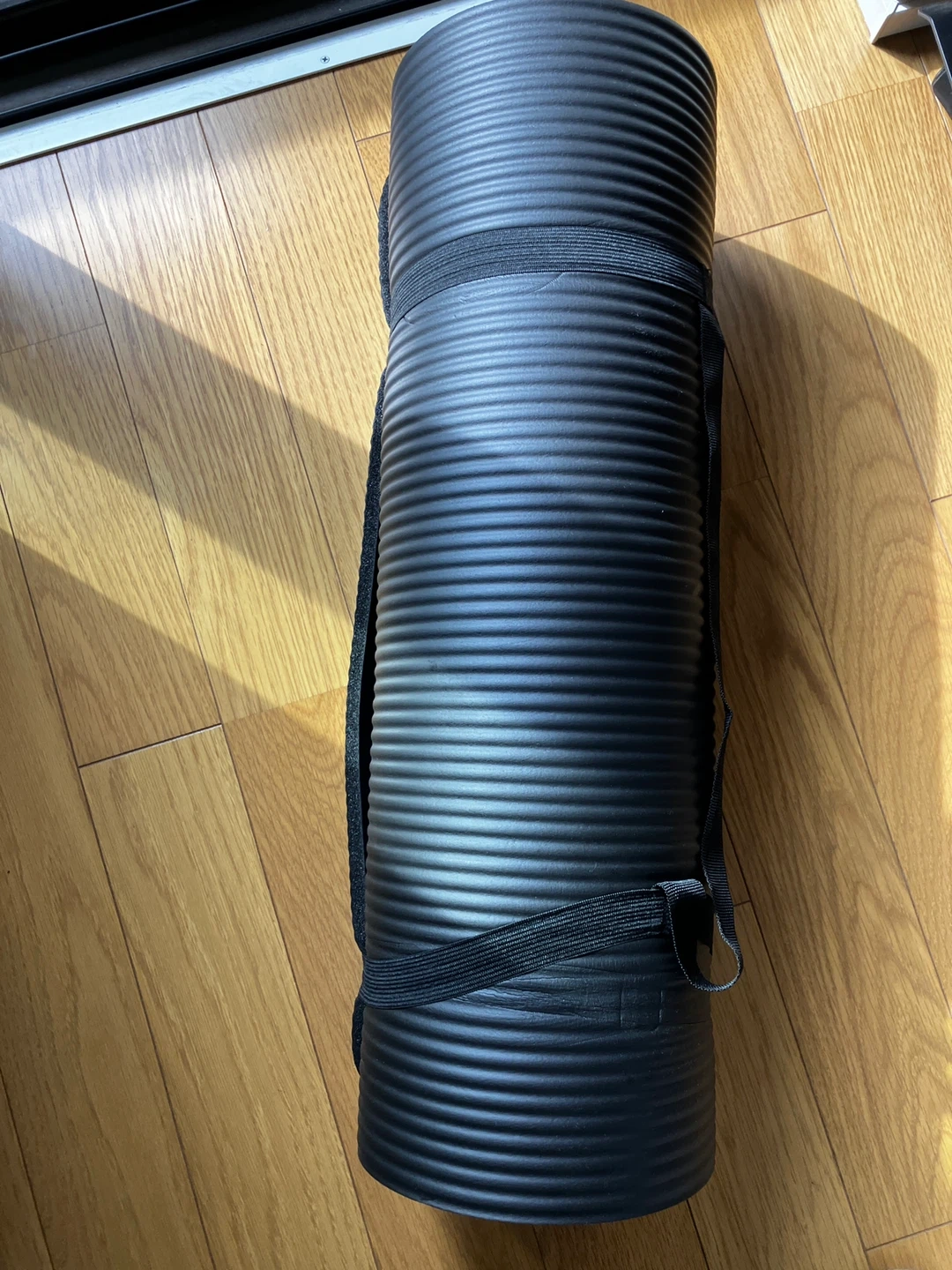 ヨガマット 黒 10mm