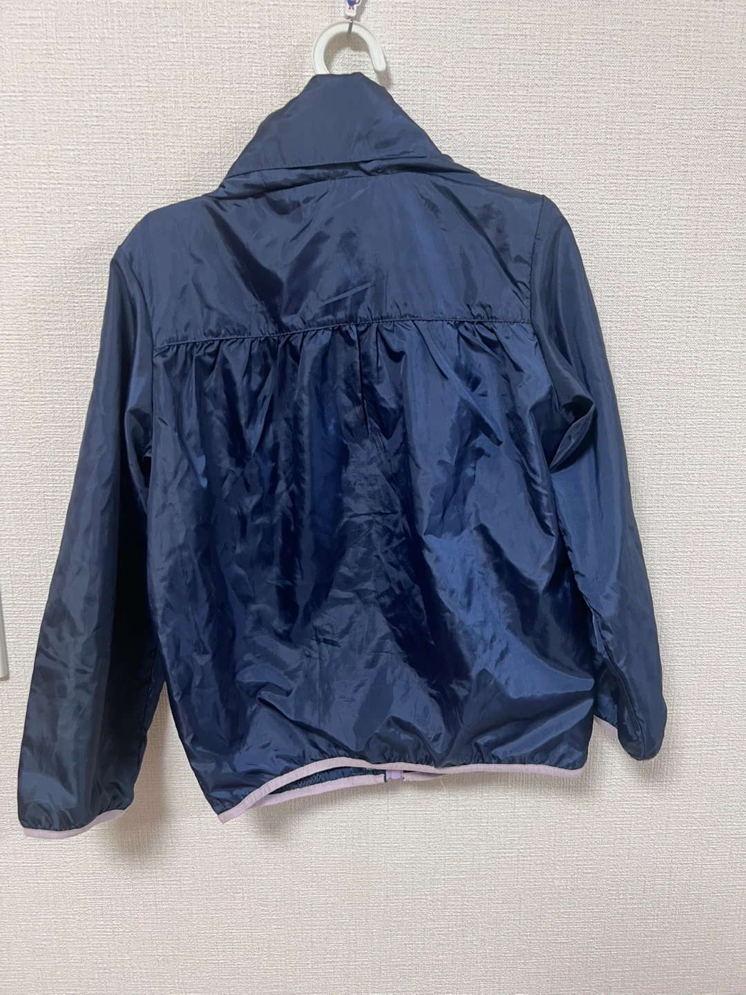ウィンドブレーカージャケット 120 ネイビーの写真2枚目