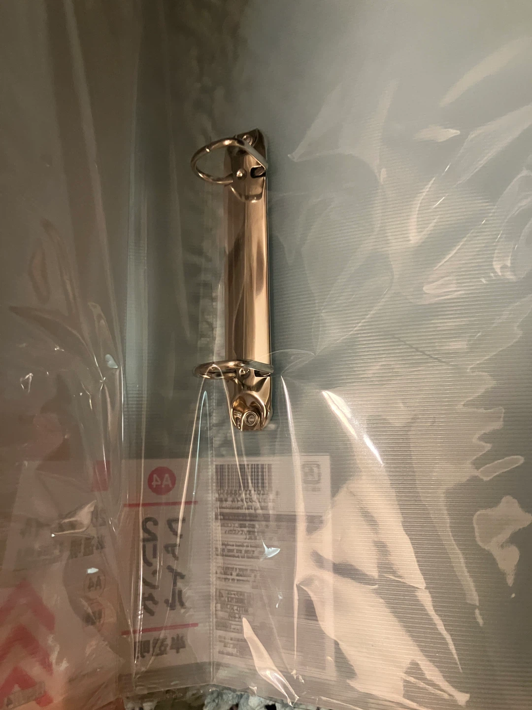 2リングファイル半透明A4 ①未開封の写真3枚目
