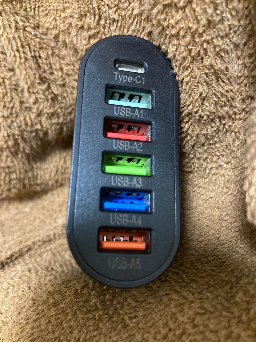 65W USB充電器 ブラックの写真3枚目