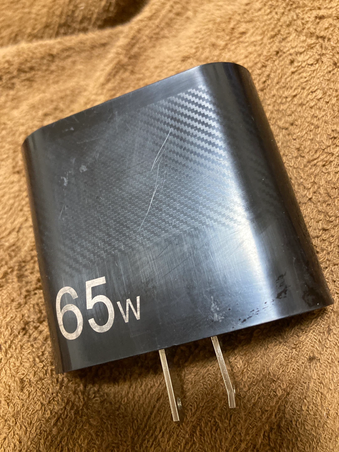 65W USB充電器 ブラックの写真2枚目