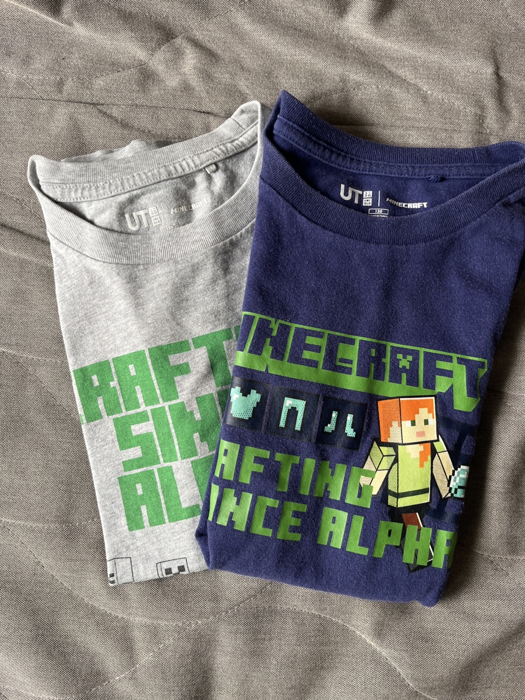 UT Minecraft Tシャツ 2枚セット 130サイズ
