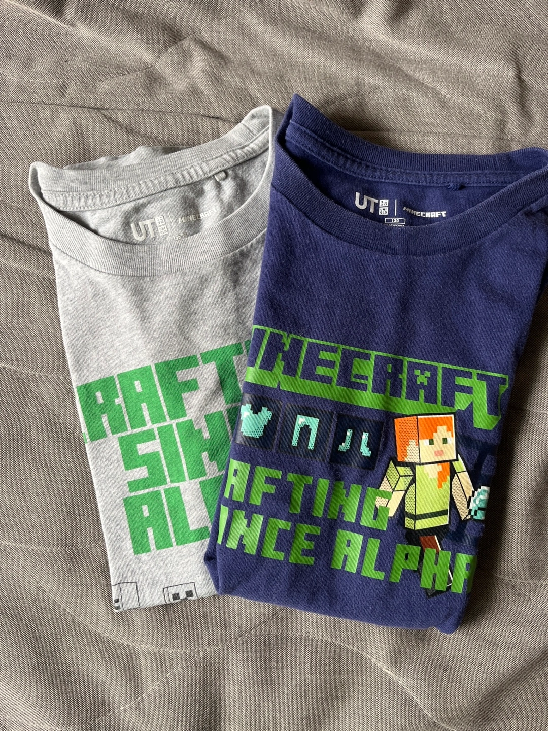 UT Minecraft Tシャツ 2枚セット 130サイズ
