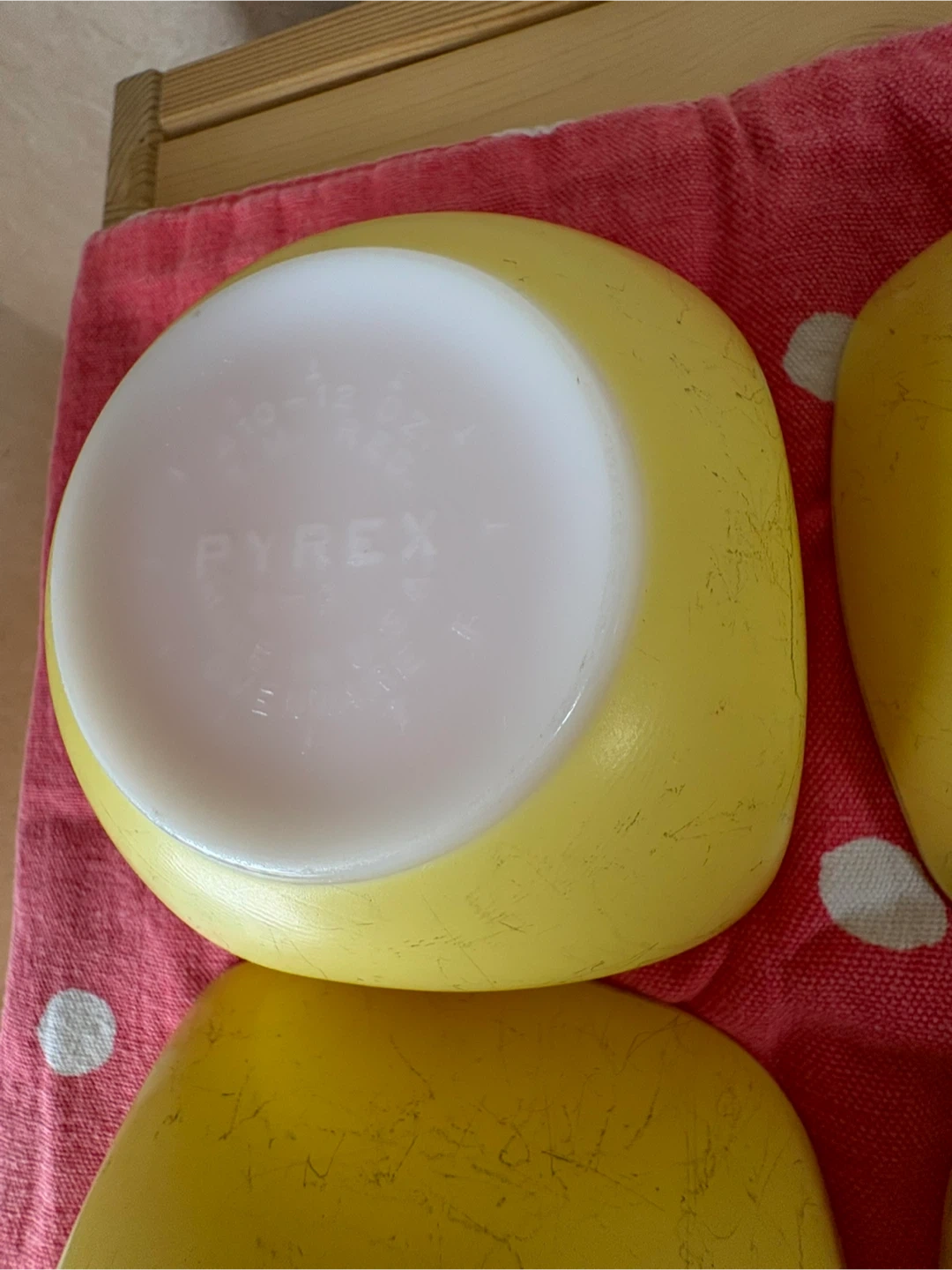 Vintage Old Pyrex ボウル 4個セットの写真3枚目