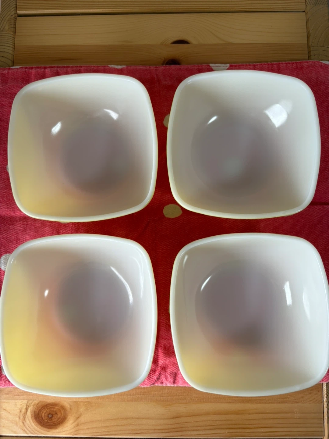 Vintage Old Pyrex ボウル 4個セットの写真2枚目