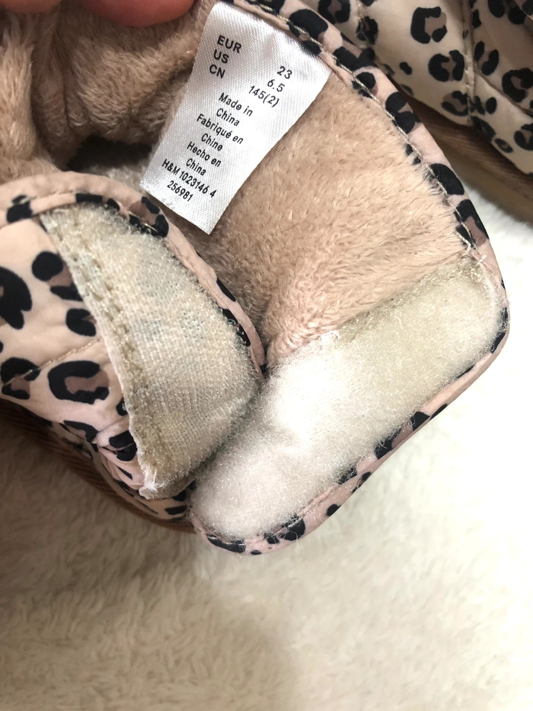 👧✨🌟H&M 子供用ブーツ、14.5 cm、ヒョウ柄🌟✨の写真5枚目