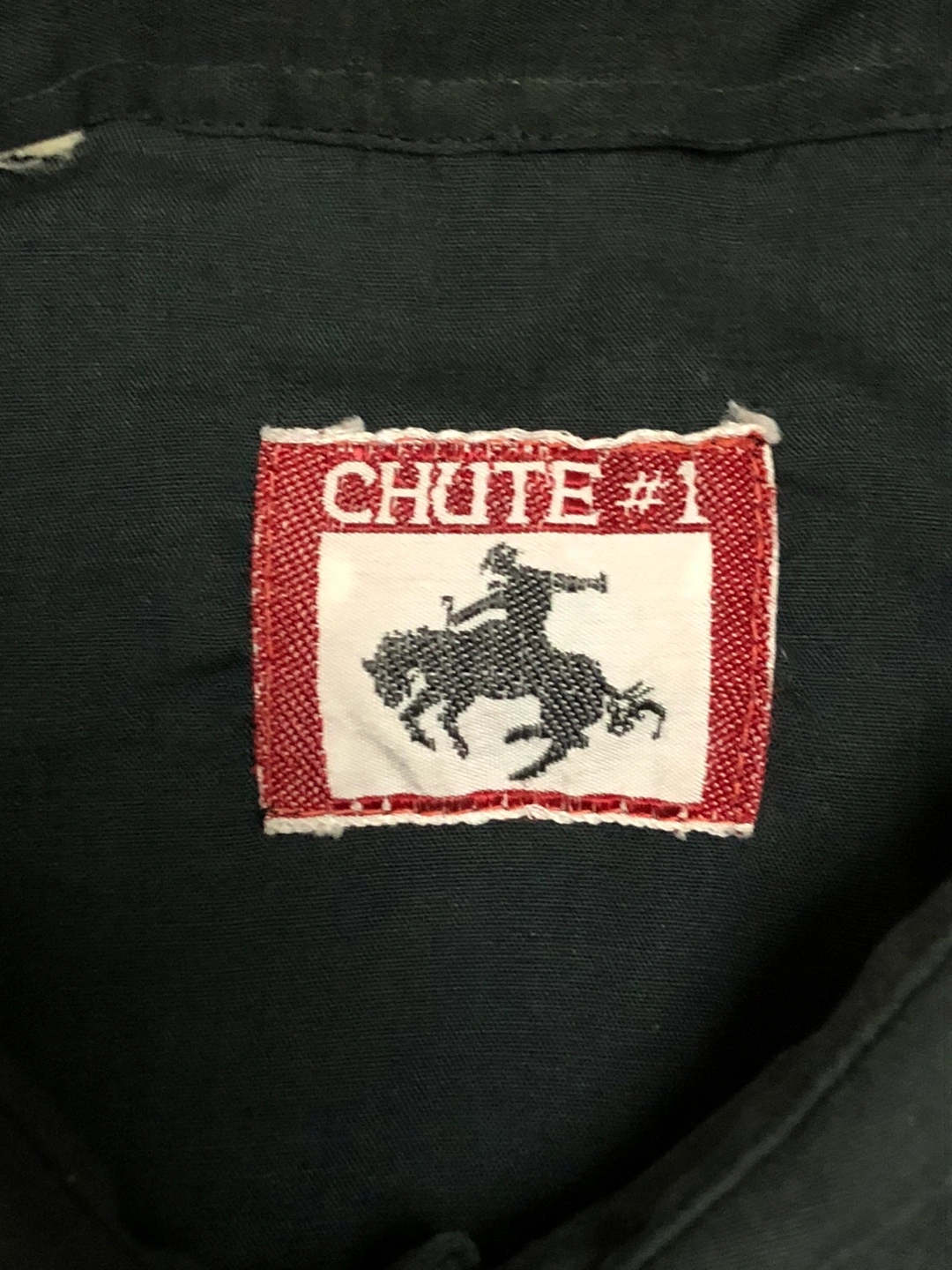 CHUTE#1ウエスタンシャツ 黒 刺繍の写真4枚目