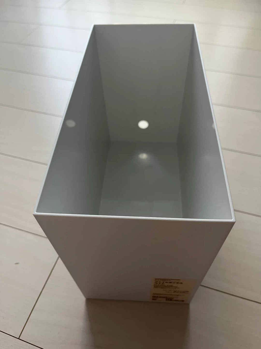 ムジ ファイルボックス ワイド A4 ホワイトグレー