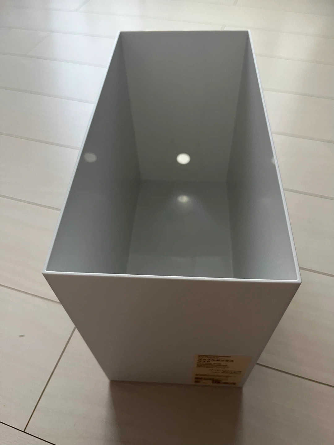 ムジ ファイルボックス ワイド A4 ホワイトグレー