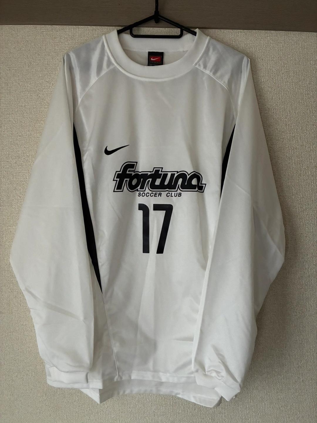 NIKE 長袖シャツ 白 Fortuna Soccer Club