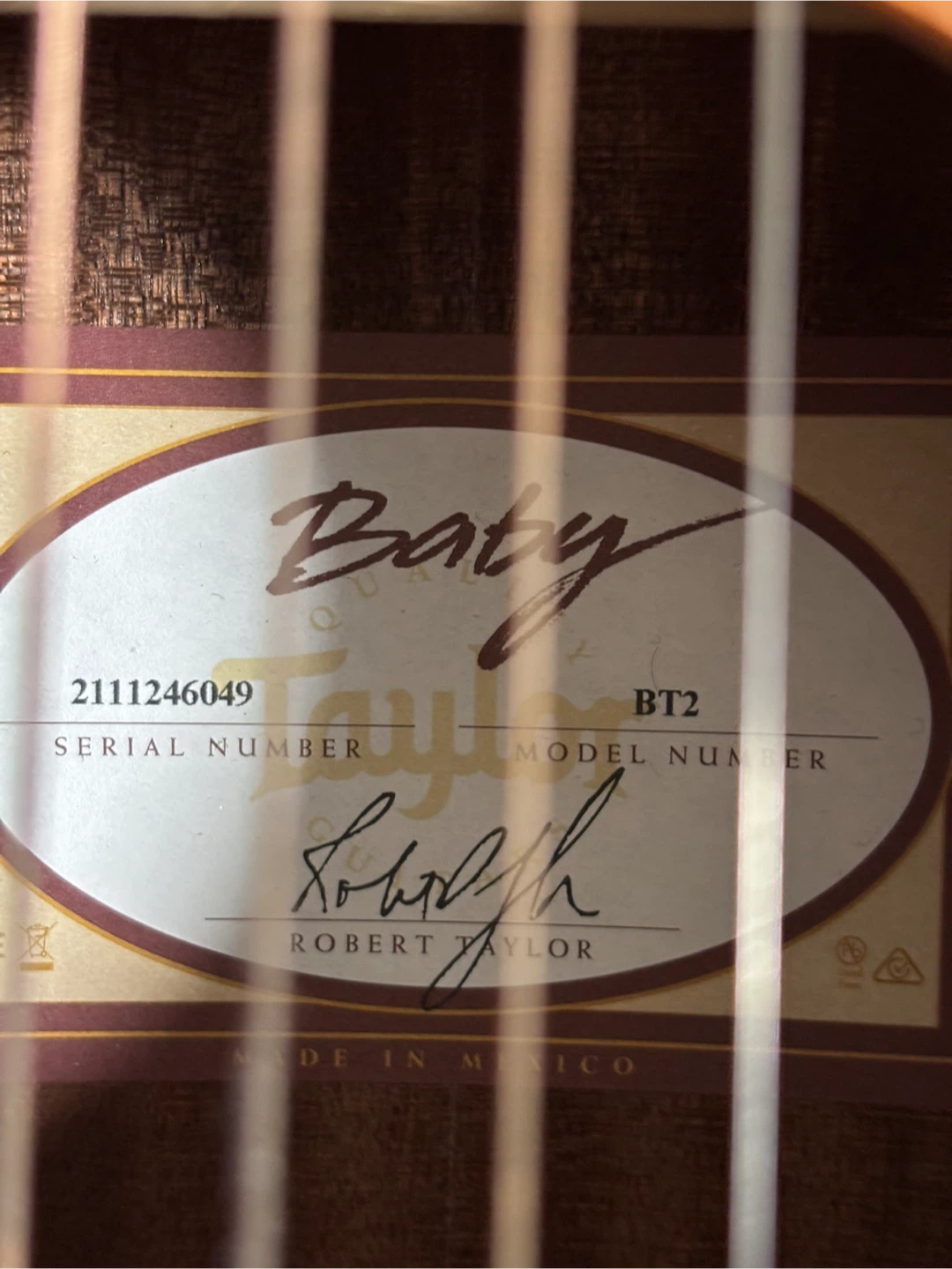 テイラー Baby BT2 アコースティックギターの写真10枚目