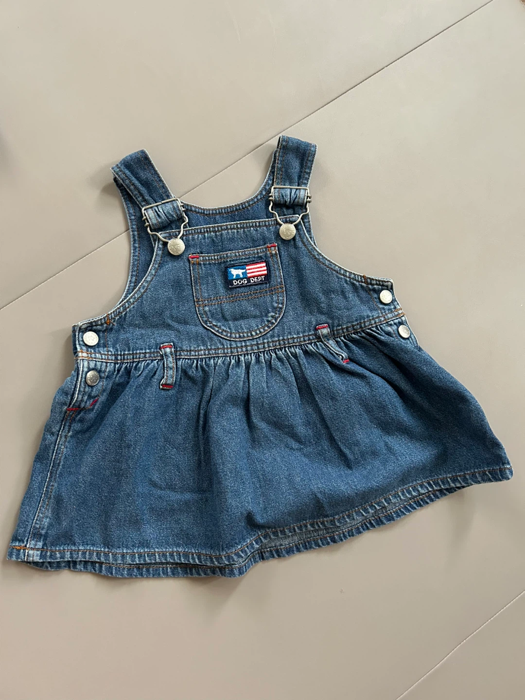 ドッグデプト キッズ デニムワンピース