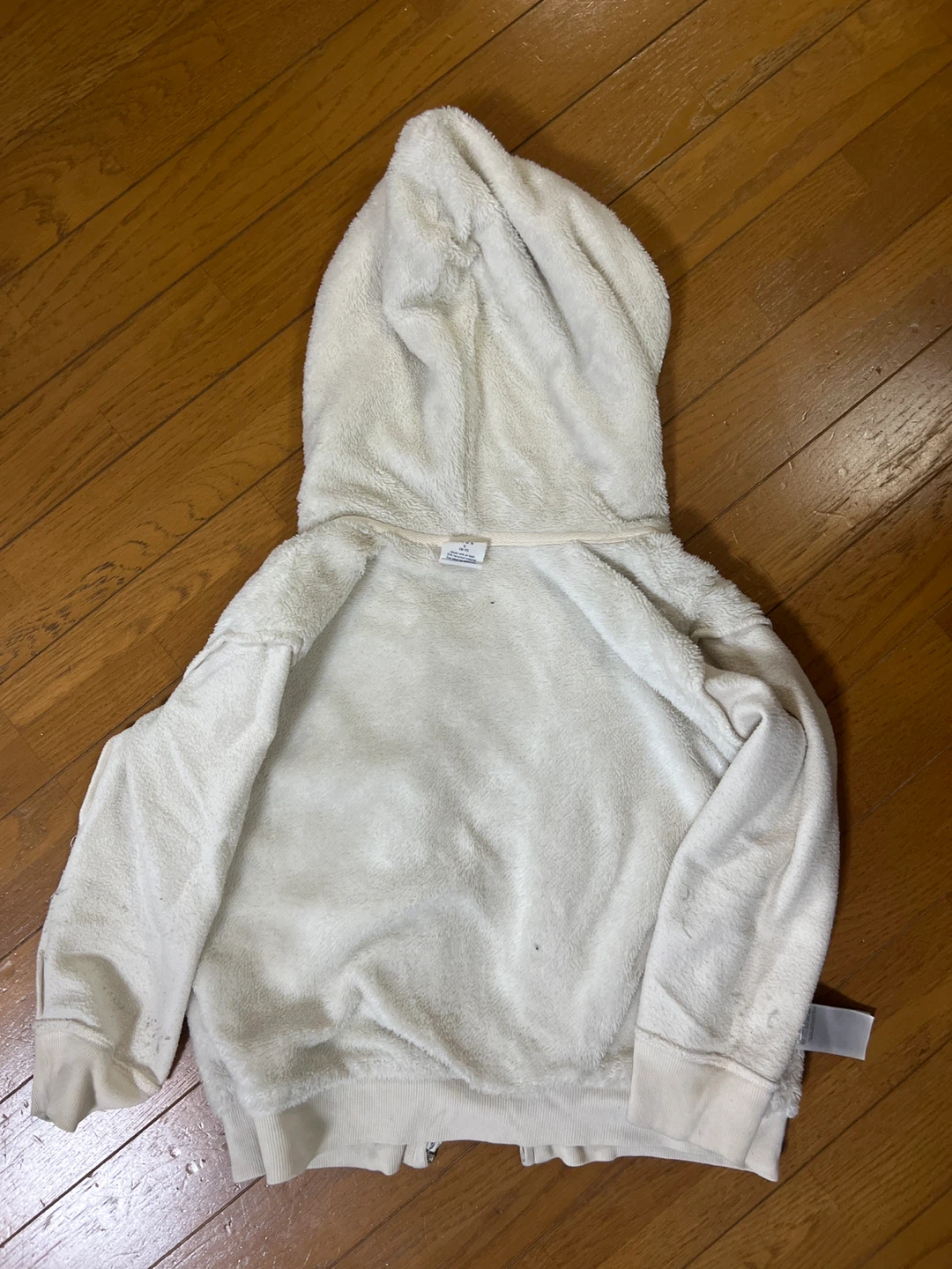 ギャップ キッズ パーカー オフホワイト Sサイズの写真4枚目