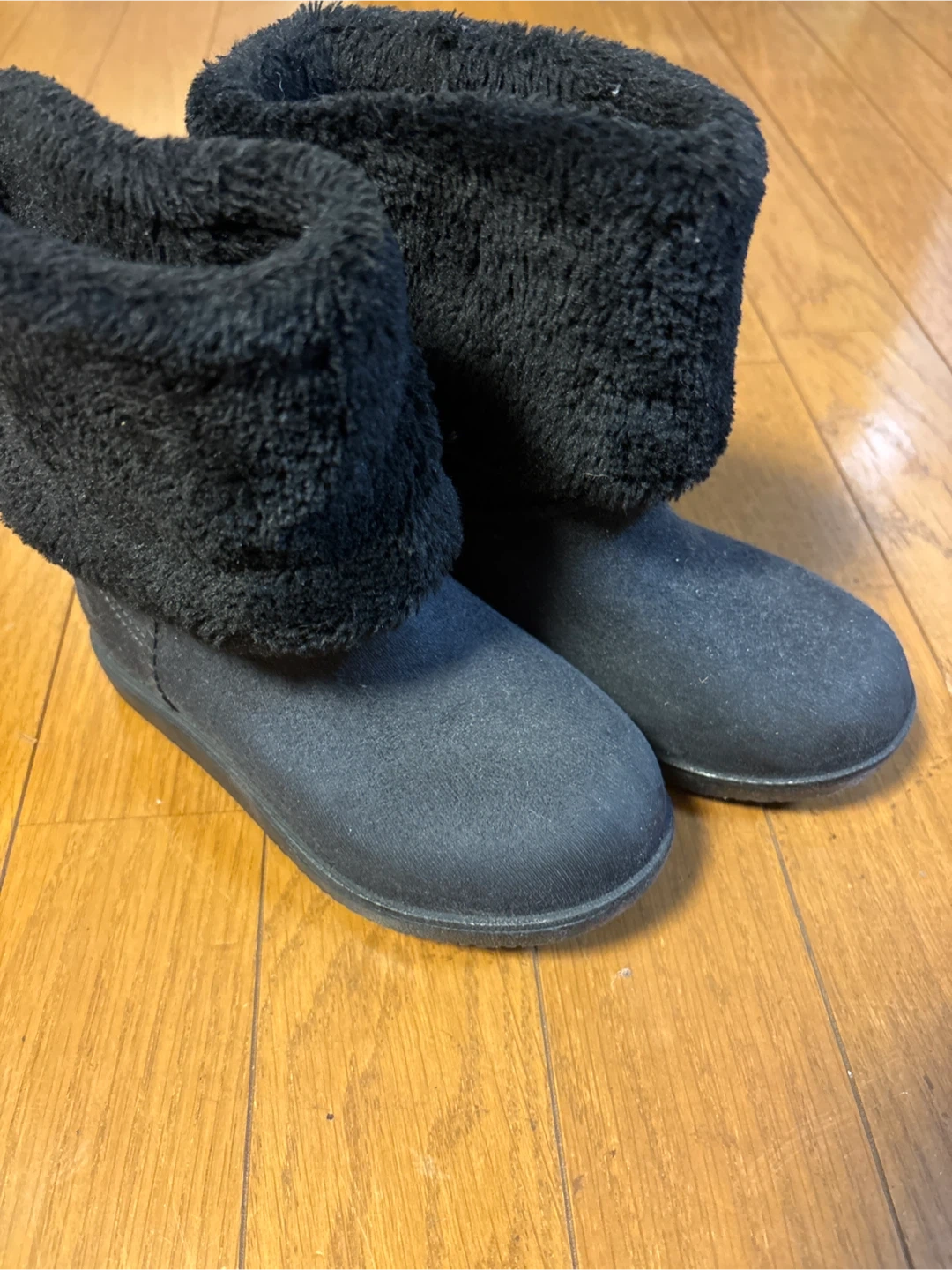 黒色ブーツ 18cm