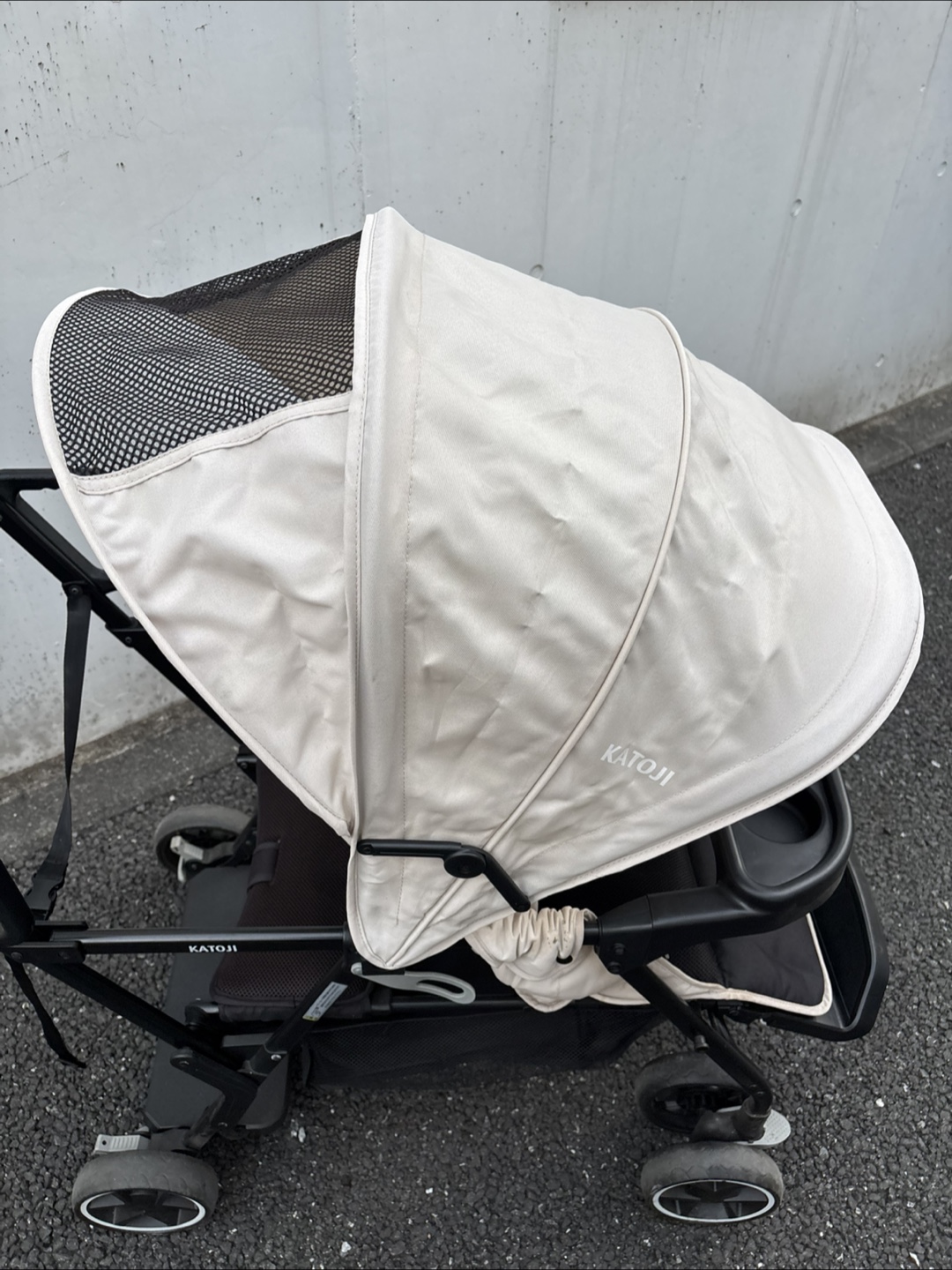 ベビーカー 二人乗り KATOJI ベージュ - キャロット（Karrot）