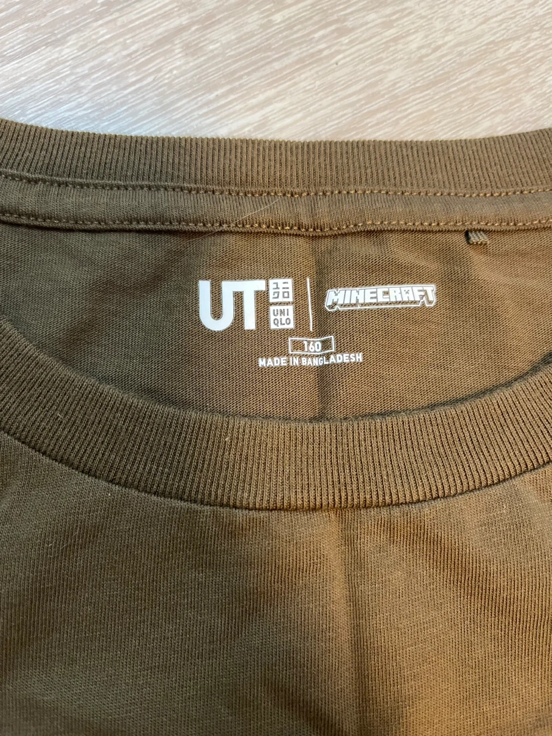 ユニクロ マイクラ Tシャツ 160の写真3枚目