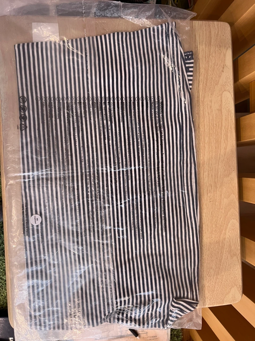 ポロラルフローレン Tシャツ ストライプ Lサイズ 150cmの写真2枚目