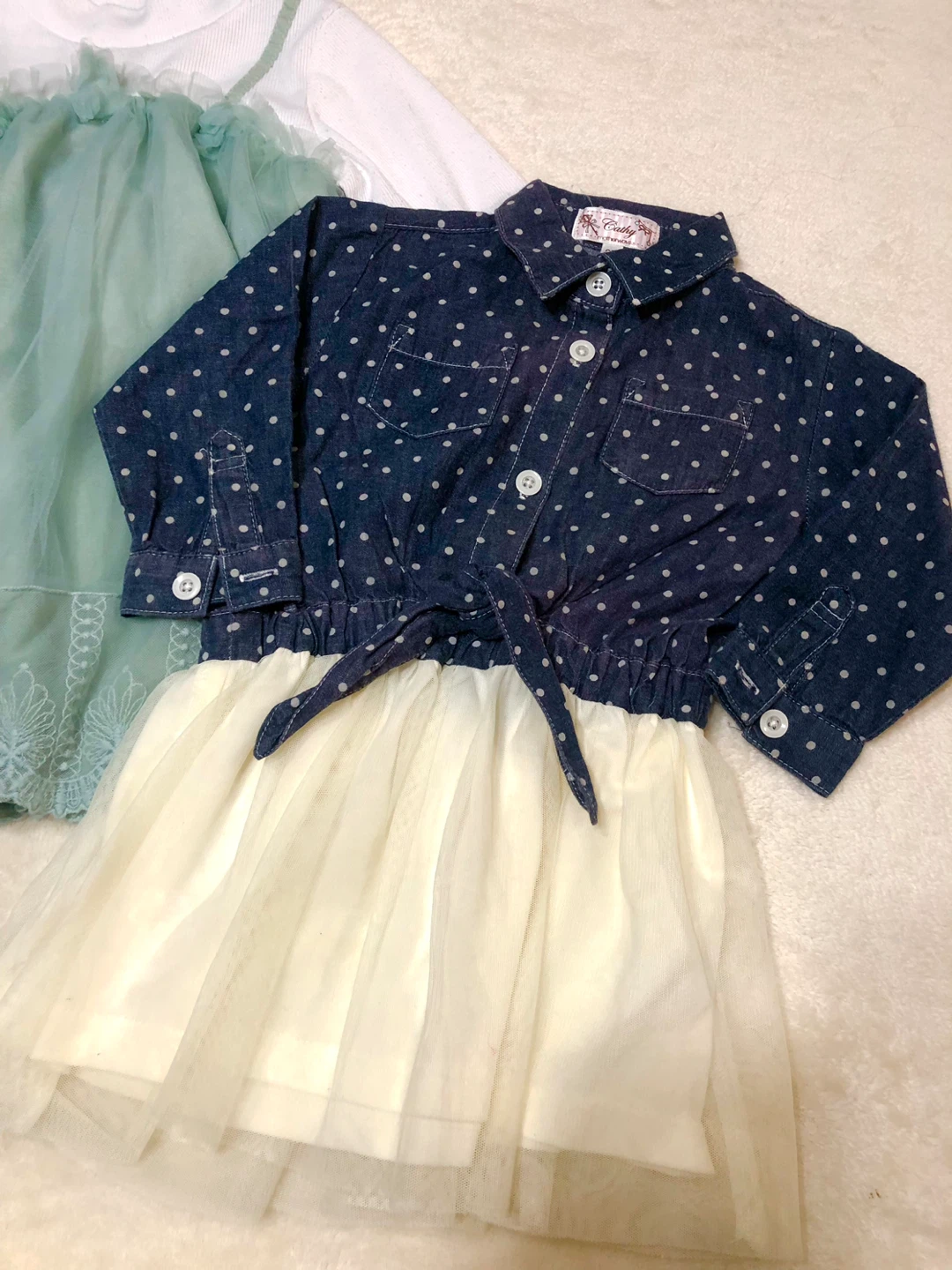 👧✨🌟ワンピース 3着セット サイズ90〜95 , 秋か冬🌟✨の写真3枚目