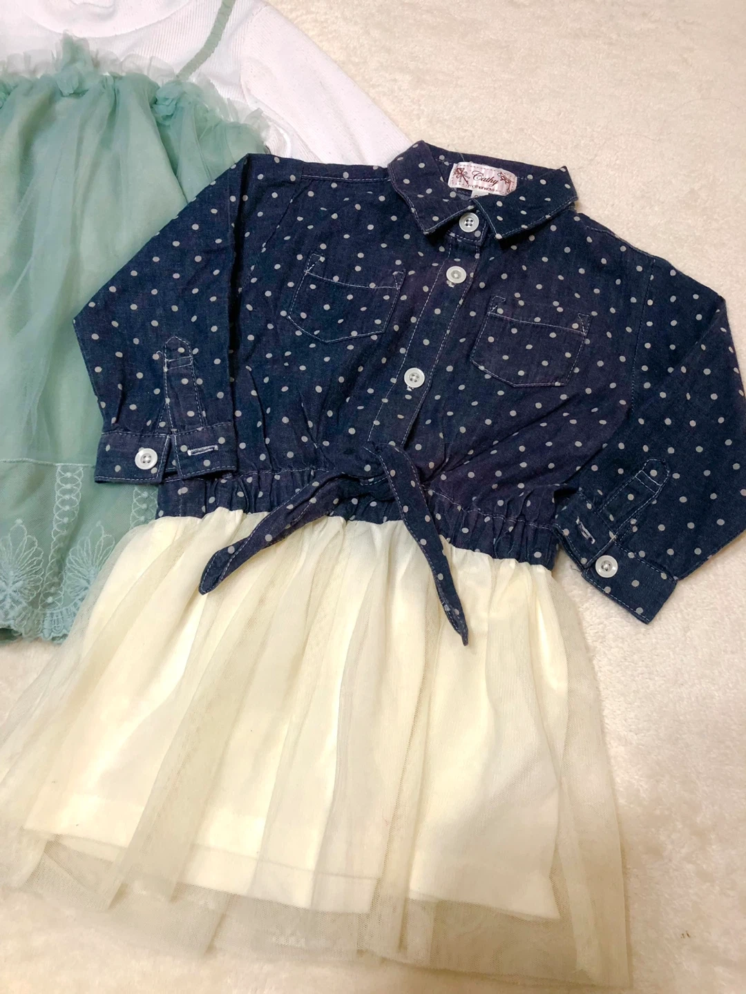 👧✨🌟ワンピース 3着セット サイズ90〜95 , 秋か冬🌟✨の写真3枚目