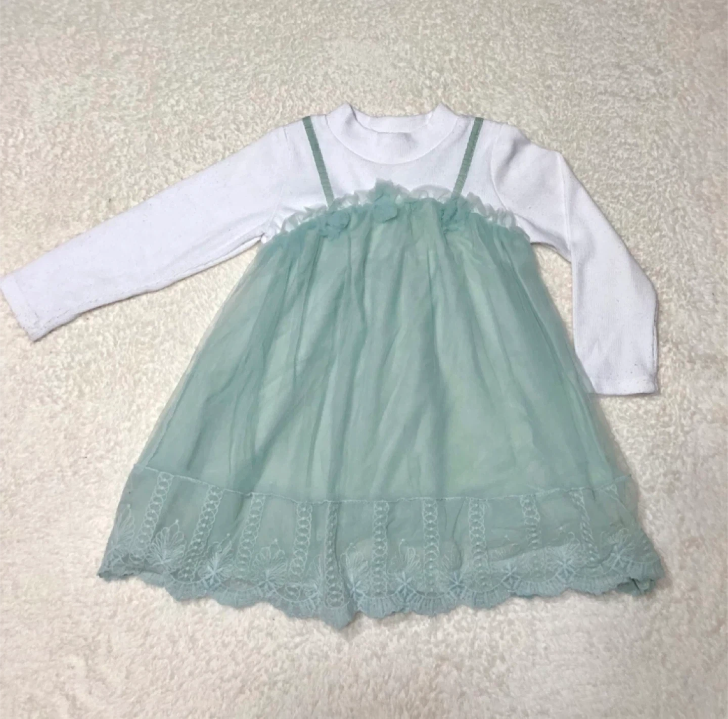 👧✨🌟ワンピース 3着セット サイズ90〜95 , 秋か冬🌟✨の写真6枚目