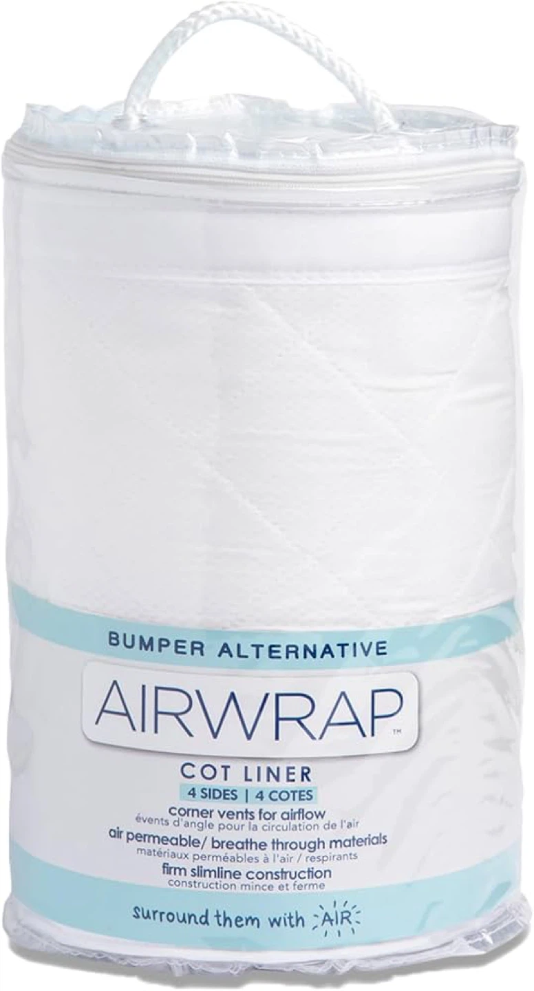 エアーラップ/AIRWRAP/ホワイト/ベビーベッドガード/4枚セットの写真2枚目