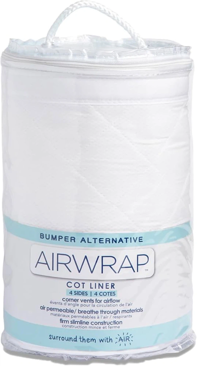 エアーラップ/AIRWRAP/ホワイト/ベビーベッドガード/4枚セットの写真2枚目