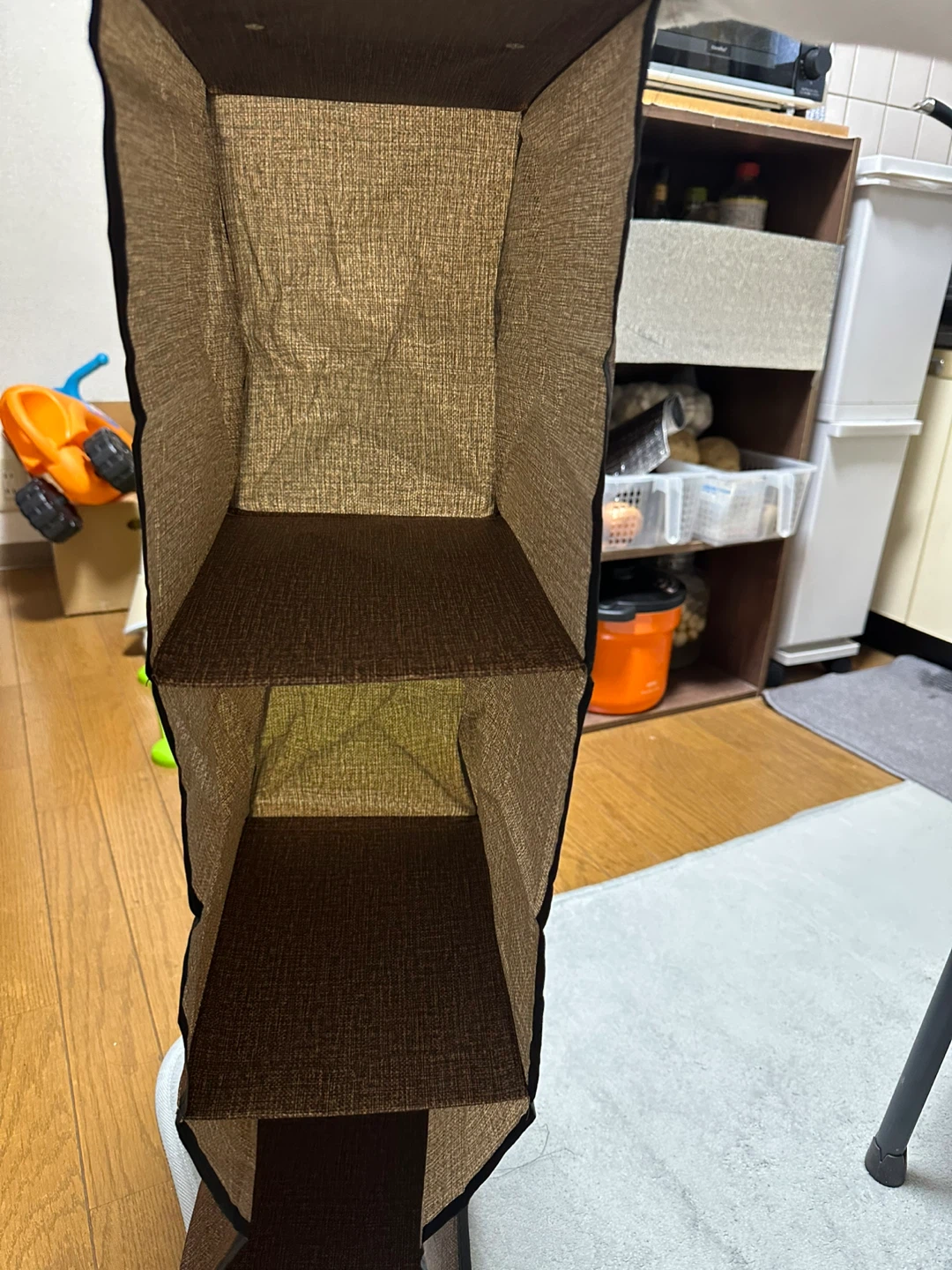 ３段吊り下げ収納
