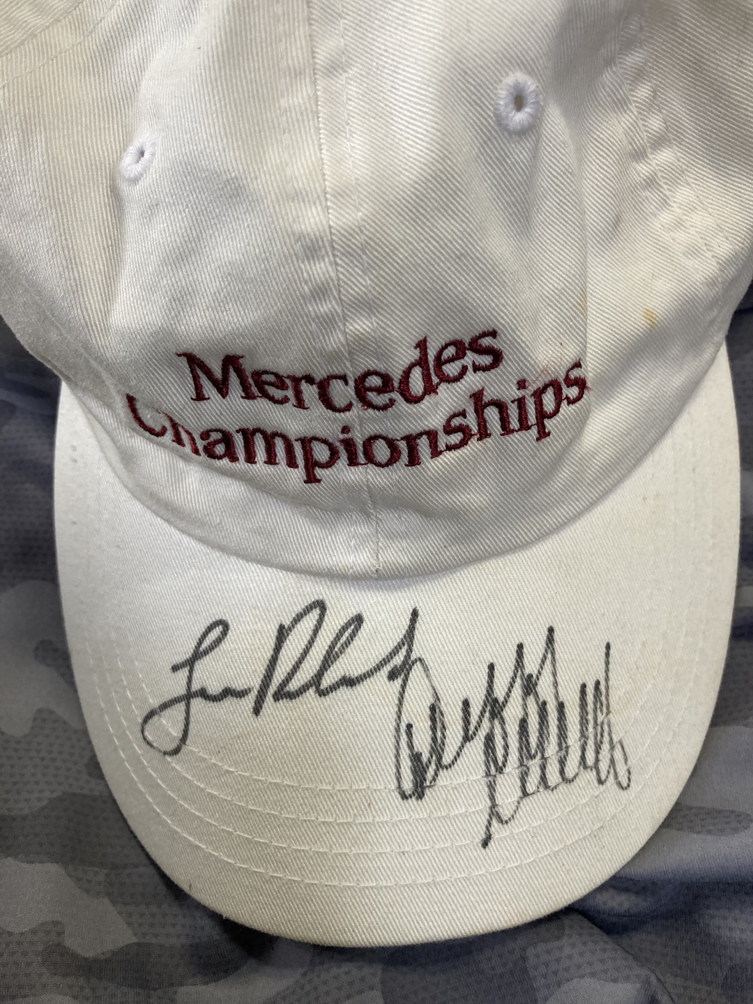 未使用Mercedes Championshipsキャップ