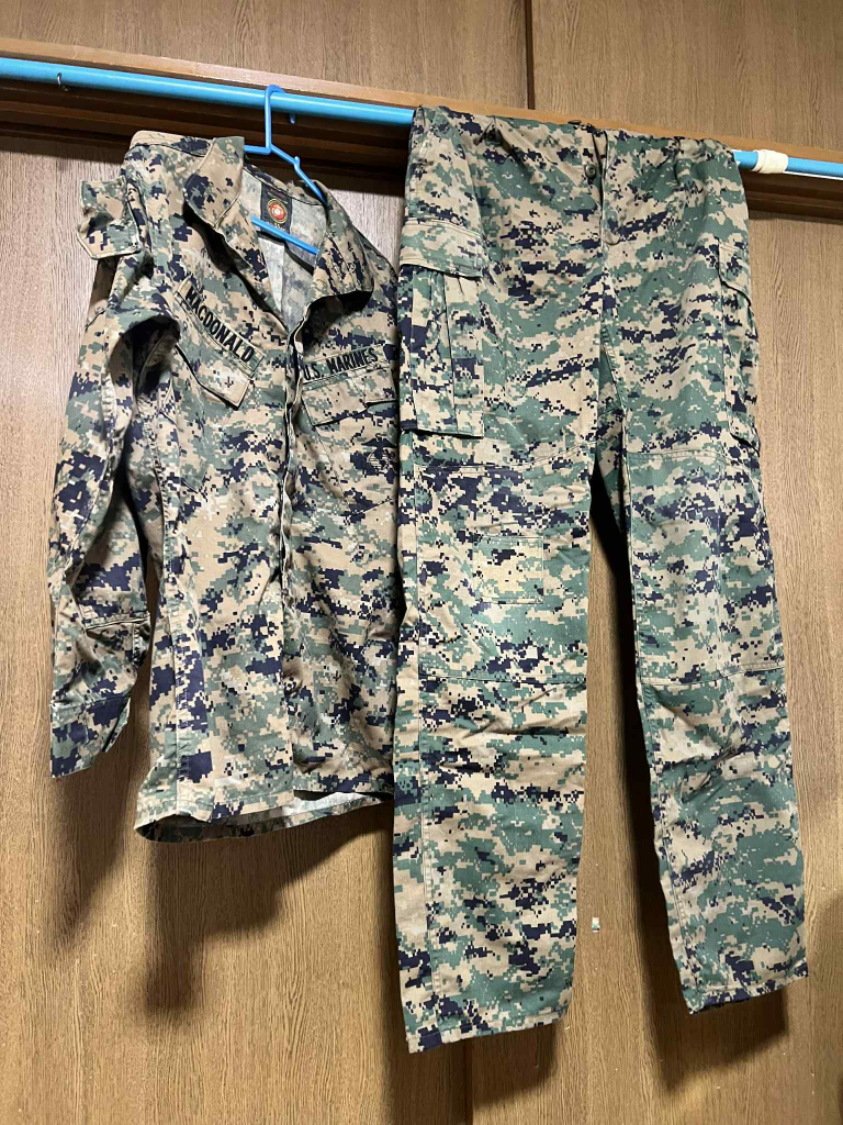 アメリカ軍 迷彩服 上下セット Mサイズの写真5枚目