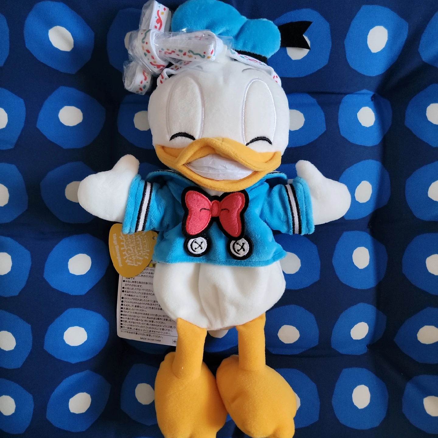【新品未使用】東京ディズニーランドドナルドダック ぬいぐるみショルダーバッグ