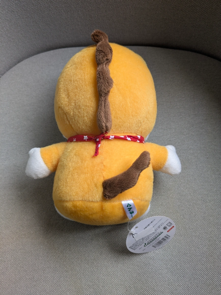 【新品未使用】ぐんまちゃん ぬいぐるみ 新品未使用タグつき 赤スカーフバージョンの写真3枚目