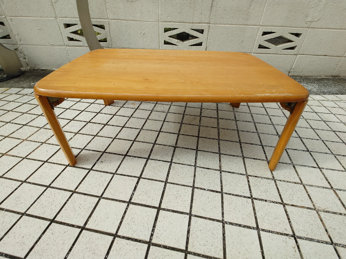 木製ローテーブル