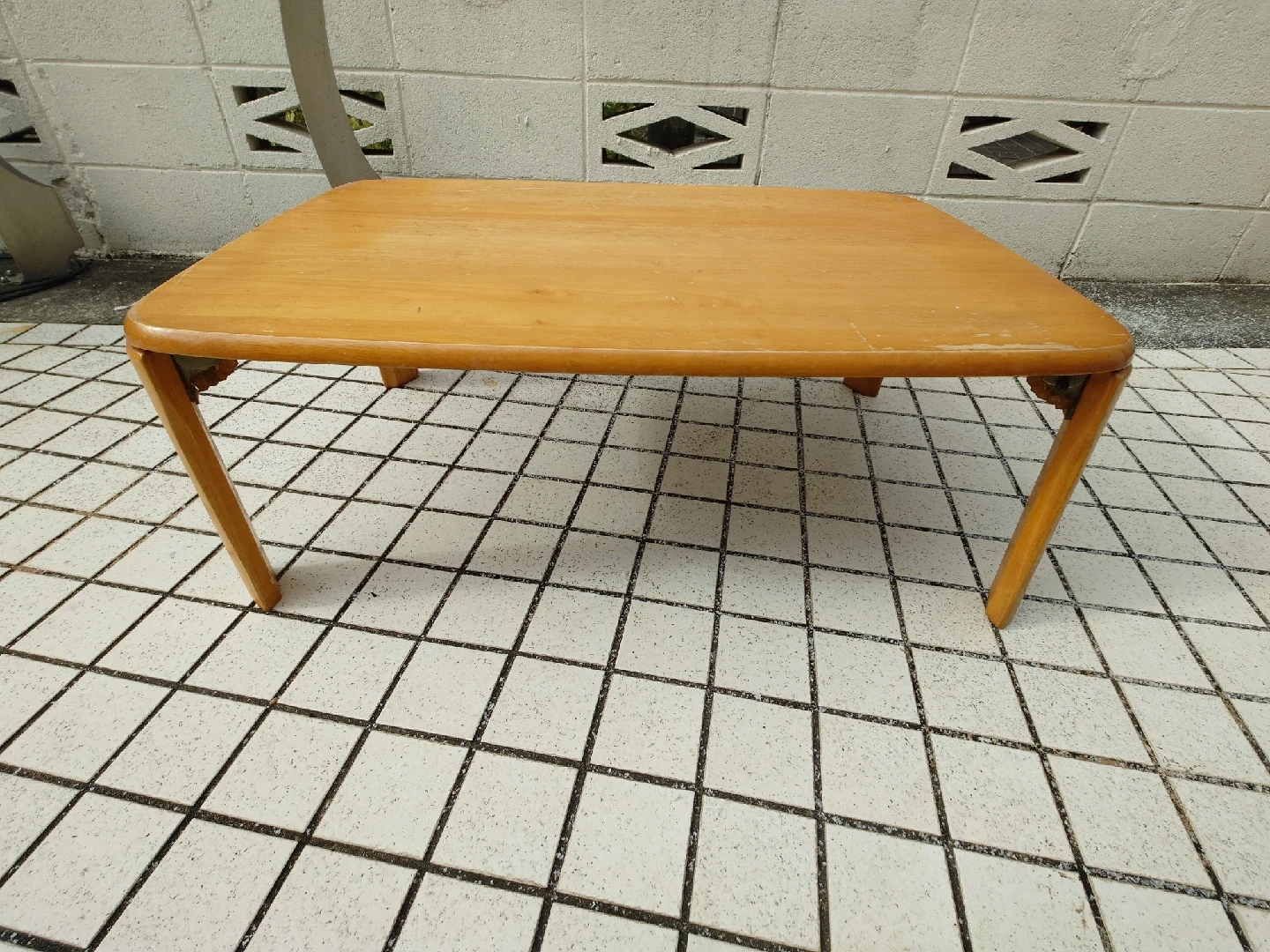 木製ローテーブル