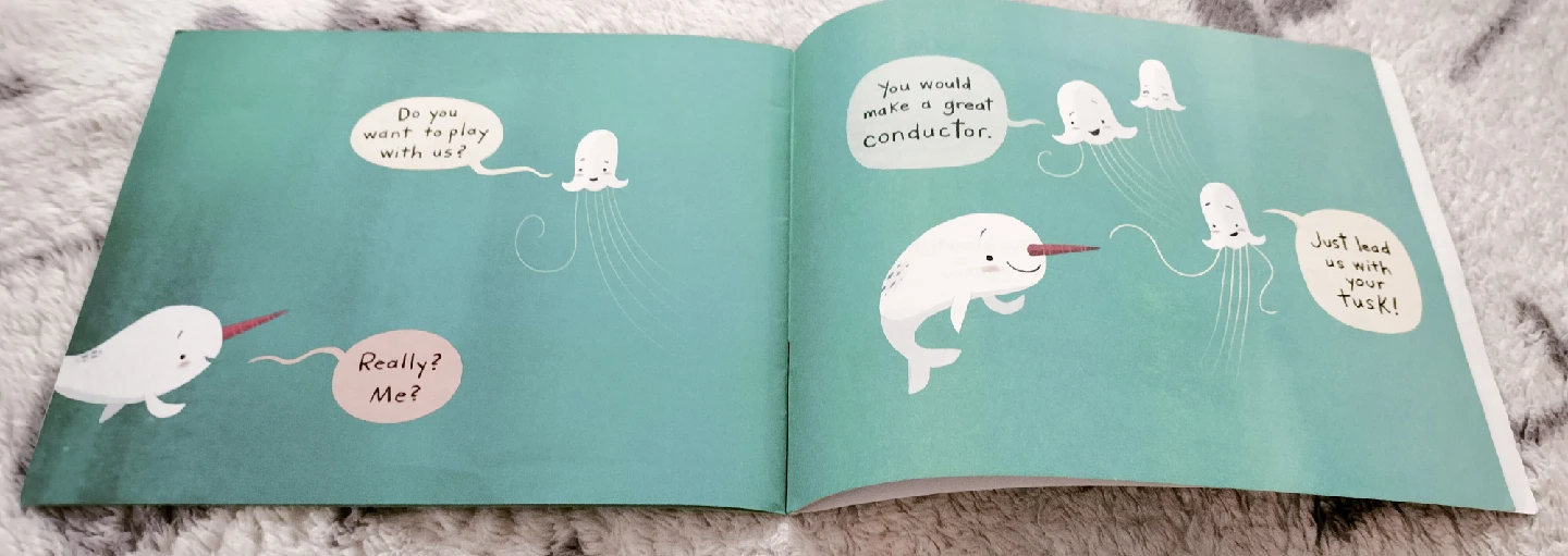 洋書 Wendell the Narwhalの写真2枚目